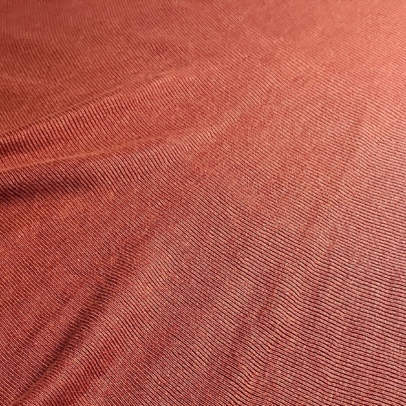 Free People Rust Red Knit Flutter Sleeve Dress NWT $148 Size S - Picture 4 of 12